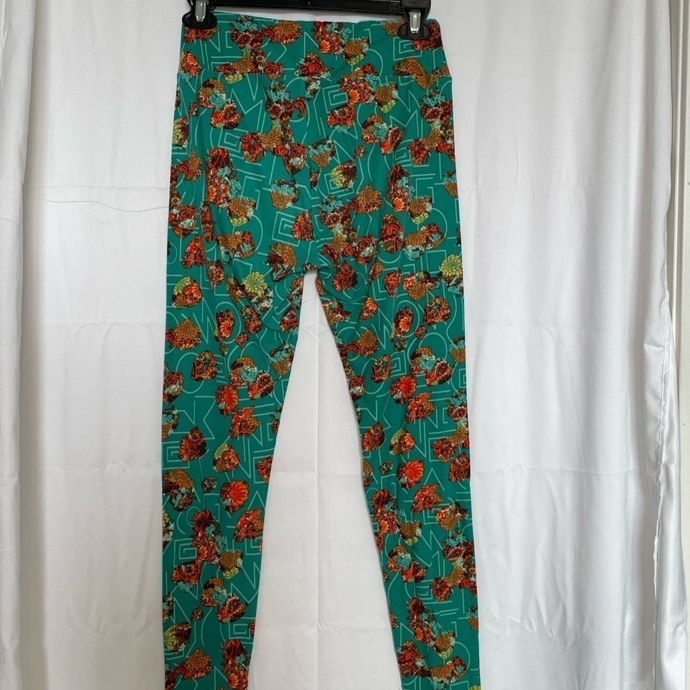 Lularoe/ One Size  Print Leggings​​​​​​​​​​​ - Picture 4 of 9